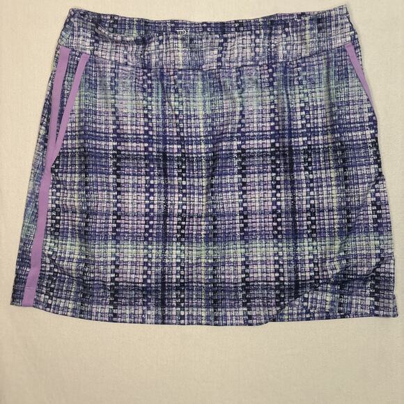 EP New York Pants - EP Golf Skort/Tennis Skirt Womens Purple Pink Pockets Size Large